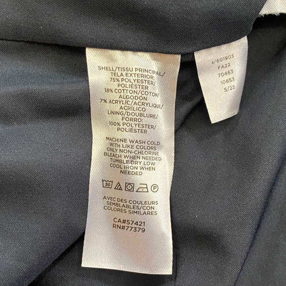 Ann Taylor Navy Plaid Blazer - Picture 6 of 10